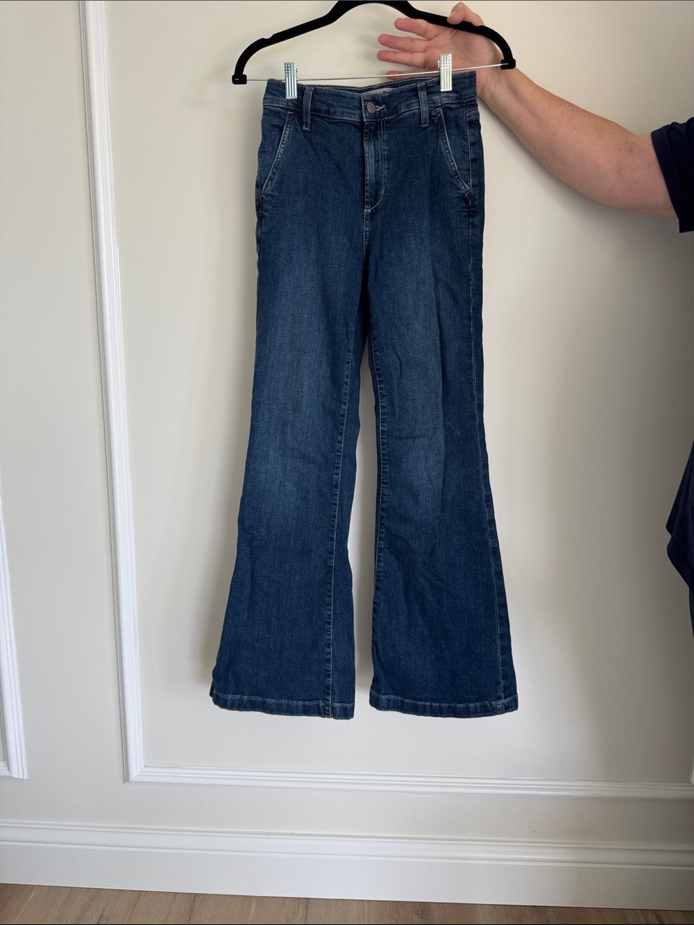 Joe's Jeans Dark Blue Flare-Leg Denim
